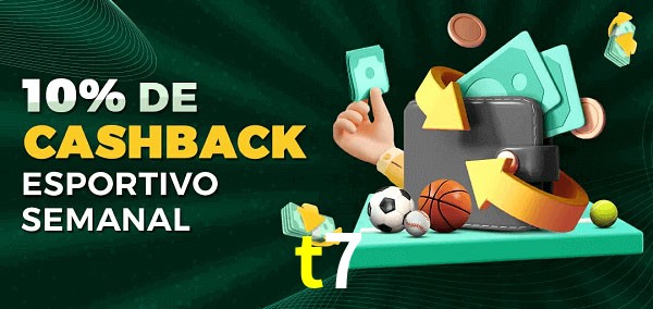 10% de bônus de cashback na t7